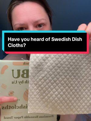 The Swedish Discloth is not your average dish cloth! Perfect for cleaning up messes, durable & reusable! They can hold up to 20x their weight and equal out to about 17 rolls of paper towels! #swedishdishcloth #dishcloth #dishtowel #papertowel #reusable #dishes #cleaning #CleanTok #kitchenaccessories #musthaves #homefinds #kitchenfinds 