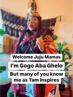 🔥Let me reintroduce myself! I’m Tam Inspires aka Gogo Aba Ghelo, a Sangoma.  🤔What’s that, you ask?  A Sangoma is a traditional healer with roots in South Africa, but it’s a calling that is felt across the diaspora.  Through bone divinations, rituals, prayer, and ancestral wisdom, I help women reconnect with the power of their wombs and the legacy of their lineage. The ancestors never forget their children. They whisper, guide, and sometimes shake things up until you hear them loud and clear. And when they called me?  I answered. Boldly. Unapologetically.  Two names, same woman, same fire, different vibes.  My Amadlozi called me by spirit, and I answered with my whole chest.  I’m a womb shifter, the one who helps women like you heal, conceive, and birth through ancestral power.  This isn’t just work…it’s my divine assignment, and let me tell you, I’m damn good at it. But don’t get it twisted👀  I’m still Tam who dances inappropriately 🤣, cusses like a sailor and prays so hard even heaven takes notice.  And if you’re here, it means your spirit is ready for the shift too. Welcome to the womb-shifting side, Juju Mama.  Thokoza 👏🏾👏🏾 #fertility #taminspires #sangoma #wombhealing #thokoza #fertilitydoula #idlozi #spiritualtiktok #spiritbaby #ancestors #spiritualhealer  #divination  #womenempowerment #blackbirthworkers #houston #shamanichealing #divinefeminine