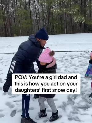 They merely adopted the snow! I was born in it! 😂 #snowday #playoutside #daddydaughter #girldad #familytime #familyfun #winter #snowballfight 