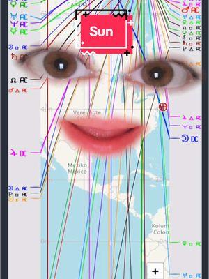 A more simplified breakdown of each major line by planet and position for any new followers! Remember it’s a similar effect for people you meet that are from these areas on your chart! #astrology #fyp #astrocartography #viral #ValentinesDay 