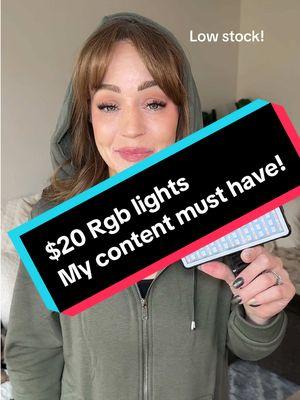 #creatorsearchinsights I love these RGB lights so much, I have 4! I will not film without these lights! To say im obsessed is an understatement! #tiktokcreator #contentlighting #rgb #rgblights #lighting 