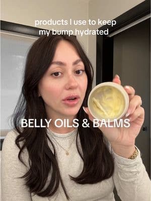 BELLY OILS & BALMS — what I used to stay hydrated during both my pregnancies #hatchoil #biooil #desiskincare #pregnancyskincare #pregnancytiktok 