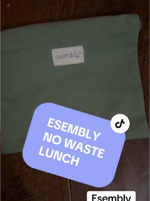 @Esembly Baby Lunch time fun! Pack a sustainable and waste free lunch with me! These are going to be PERFECT for park trips! #everydayesembly Use my code for 20% off your purchase! #sustainable #Sustainability #nowaste 