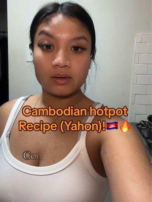 Cambodian hotpot for this cold weather! #yahon #cambodianhotpot #cookwithme #cambodianfood🇰🇭🇰🇭 #hotpot#viral#fyp#foryoupage 