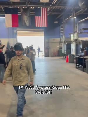 Behind the scenes of the TXHSWS Cypress Ridge FFA Weld Off #weld #welding #welder #weldingschool #rdymarketing #fyp #welderslife #weldinglife #fyp #weldingnation #weldtest #fypage #womenwhoweld #weldingtiktok #arclabs #arclabshouston #fyp #women #bluecollar #womenbluecollarworker #rdystudios