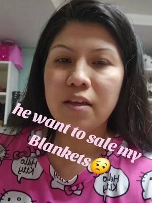 Not him talking smack the whole video #hellokitty #blankets #addiction #fyp #foryourpage #viralvideo #funnycouple #funnyvideo 