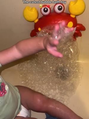 The cutest little bubble bath toy!  #sahmsoftiktok #sahmtok #alabamasahm #bathtime #bathtimeroutine #bathtoysfortoddlers #bubblebath #bathtoysforbaby 