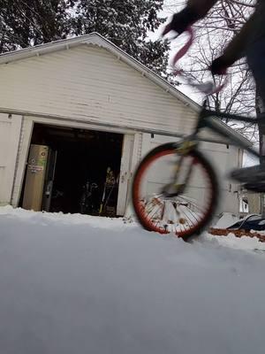 snow day 😁 #fixedgear 