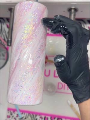 Come make a Milky Way tumbler with me! This is the cup was created with all the pretty  @PDB CREATIVE STUDIO glitters in it and now we are going to go in with some of their micas as well as pigment paste and epoxy from @Counter Culture DIY you can find both tagged in my bio.  #milkywaytumbler #tumblersoftiktok #tumblermaker #tumblerartist #glittertumblers #swirltumbler #pinktumbler #glitter #craft #tumblertutorial #tumblerhacks #tumblertipsandtricks