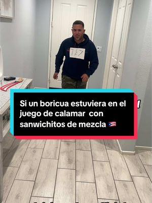 Si un boricua estuviera en el juego de calamar  con sanwichitos de mezcla 🇵🇷 #squidgame #puertoricansbelike #boricuasbelike🇵🇷 #salviricanvlogs #sanwichitosdemezcla🇵🇷 #fyp 