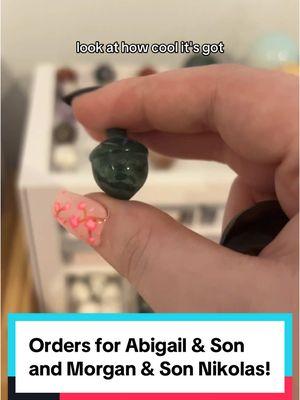 Spoiling parents and kids alike with Abigail & son and Morgan & Nikolas’ orders! Thank you so much for ordering! Cheers to you! #crystals #orderpacking #crystalorderpacking #asmr #asmrorderpacking #crystalshop 