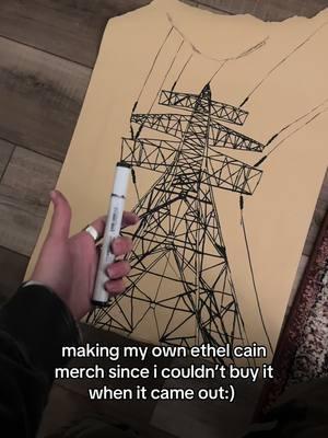 used my own photo of my favorite pylon as reference:) #ethelcain #punish #vacillator 