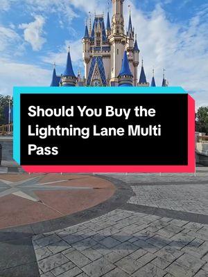 Should you buy the Lighting Lane Multi Pass at Disney World?? If you want a guide to give you Lighting Lane strategies and help you learn how to maximize your Lighting Lanes at the parks. My Lighting Lane guide is currently on sale for $20. comment Lighting Lane for the link. #disneyworld #lightninglane #disneytips #magickingdom #disneyparks #Disney #epcot #disneyvacation 