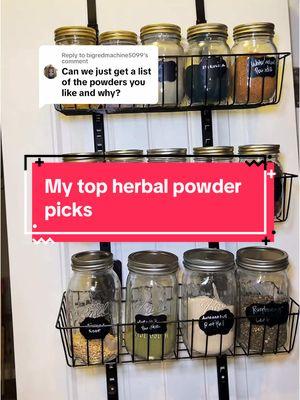 Replying to @bigredmachine5099 here u go fam ‼️🤍  • Oh I also forgot to add Maca Root Powder to this list I love it for the energy, focus, and enhanced s*x drive 🤪 I drink it in water and make granola bars with it. 🤌🏾🤌🏾 • #herbal #powder #herbalistsoftiktok #healthandwellness #herbs #fypシ 