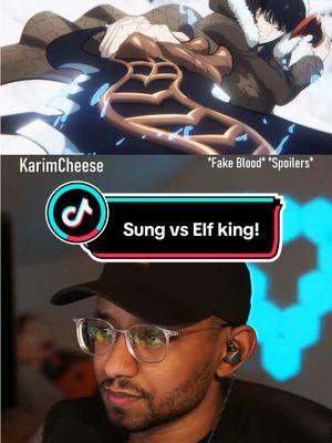 Sung vs Elf King! #BlackTikTok #contentcreator #animereactions #anime #sololeveling #igris #sungjinwoo #sololevelingmanhwa 