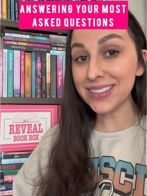 Answering some of your most asked questions about our monthly book box for romance readers! #romancebookbox #revealbookbox #romancebooks #romancereads #romancereader  