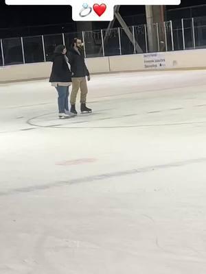 A Love story in Harlem! 💍❤️#foryou #proposal #ring #shesaidyes #IceSkating #harlem #riverbank #park #fyp #bride #fiancee💍 #Love #marriage #couple #happy #viralvideo #life #wife #husband 