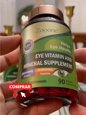 Zooone-Lutein 180 mg with Zeaxanthin tosupport eye health, 90 tablets. #zoone #lutein #180mg #TikTokShop #tiktokenespañol #eyes 