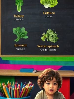 English for Kids - Vegetables #kingenglishforkids #englishforkids #kingenglishkids #vocabulary #longervideos #kidstalkenglish