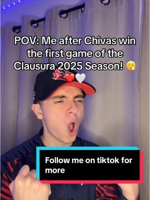 First Win done!! 😮‍💨🙏🏼 #lopezramon6 #relatable #fypシ゚viral #chivas #chivasdelguadalajara #rebañosagrado #vamoschivas #chivasdecorazon  #santoslaguna 