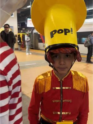 Ran outta milk, had to take the train…. #foryou #fyp #cosplays #cosplayersoftiktok #cosplayer #cosplay #fy #fypシ #ricekrispietreats #ricekrispy #njtransit #commute #nj #nyc #cereals #snapcracklepop #unfrosted #netflix 