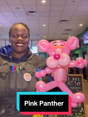 Replying to @team_estelar_multifandom Here he is!  #MikaTheGifted #BalloonLady #SupportTheArtist #Balloon #Balloons #BalloonArt #BalloonArtist #BalloonTwist #BalloonTwisting #BalloonCharacter #BalloonCharacters #BalloonTwister #BalloonShaper #BalloonAnimal #BalloonAnimals #BookNow #PinkPanther 