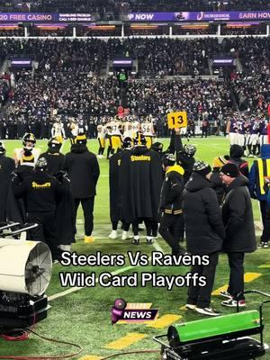 Ravens and Steelers wildcard playoff matchup #herewego #steelers #NFLPlayoffs #steelernation #ravens #ravensflock. 