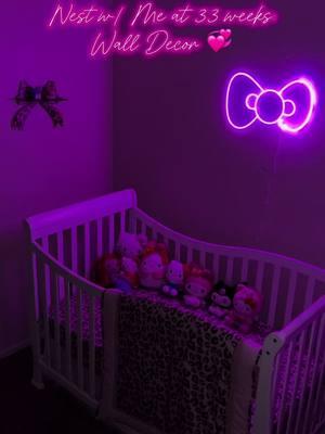 It’s giving ✨GLAMOUR✨🐆🎀💖 #glamour #nurserydecor #nurseryinspo #leopardprint #babydecor #hellokittybaby #hellokittylover 