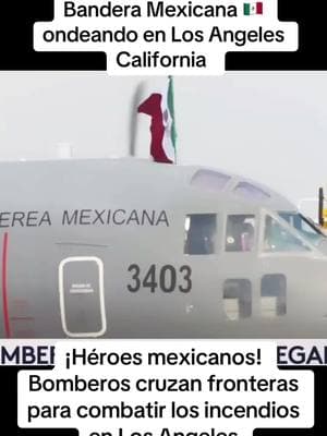 ¡ #Héroes #mexicanos ! #Bomberos cruzan fronteras para combatir los incendios en #LosAngeles  #news #mexico #claudiasheimbaum #california  #sedena #mexico🇲🇽 