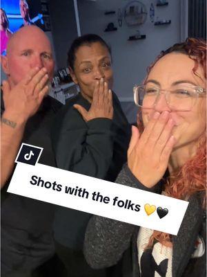 Steelers suck but my folks are rad 🥰💛🖤 #yesthosearemyparents #steelers #steelersnation #wesuck #diceydice #diceydungeon #yallarerad #muah #cheers #downthehatch #shot #shots #shotsshotsshots #family #Super Bowl #nachodaddy 