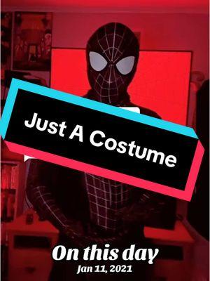 Maybe I need to dust off the ol’ Spidey suits 😏🤔 #onthisday #pupjester #cosplayer #spiderman 