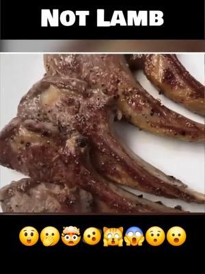 This doesn't surprise me, this is how most of the food is now including seafood. Pretty soon we will be eating slime and it wil all the nutrition that we need. #fakefood #lamb #lambchops  #meat #goat #chicken #lied #sold #nottrue #crazy #sad #culture 