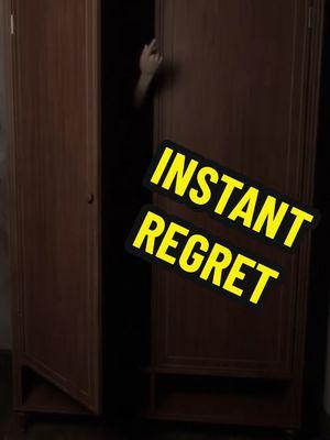 Instant Regret #indiehorrorgame #horrorgamer #horrorgameplay #horrortok #horror #fyp #funny #scary #jumpscare #scared #indiehorror 