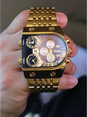 Reloj para hombre estilo Golden muy elegante #reloj #relojinteligente #relojes #relojesdelujo #relojparahombres #relojinteligente⌚ #relojdelujo #watch #oulm 