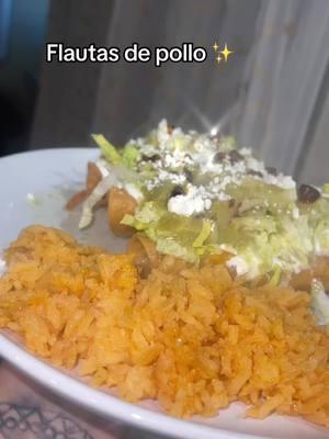 Antojito cumplido 🤍✨ #flautasdepollo #fypppp #parati #viral #comidatiktok #comidamexicana🇲🇽 