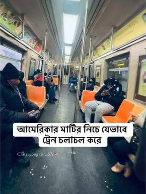 আমেরিকার মাটির নিচে যেভাবে ট্রেন চলাচল করে #trains #subwaytrain #subway #trainstation #underground #undergroundtrain #usa #nycsubway #nyc #america 