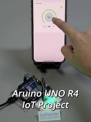 Arduino IoT Project：RGB LED Control with @Arduino UNO R4 WiFi & Arduino Cloud   #DIY #arduino #electronics #stemeducation #sunfounder #IoT