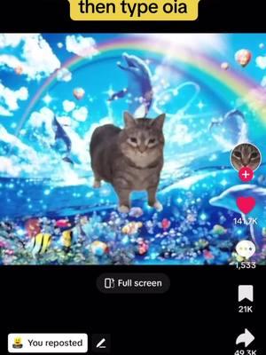 Get Facemoji in my bio then type oia to see the hidden effect #oia #uia #oiacat #oiiaiiooiiai #viral #trending #fyp #fy #trend #foryou #tiktok #music #song #cat 