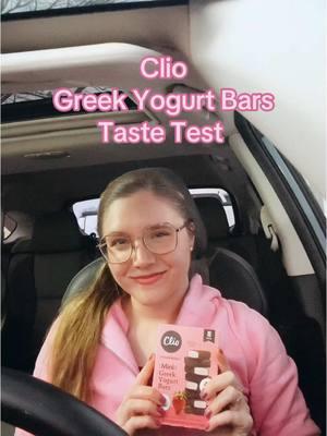 Clio mini Greek yogurt bars taste test! Soo yummy & good for you. Perfect on the go snack with protein. 🍫 🍓 @Clio Snacks #fridgesnacks #cliosnacks #cliosnackbreak #fyp #foryoupage #kale #kaleapp #kalecreator #kaleappreview #tastetest #ugc #ugccreator #ugccontentcreator #carcontent #carugc #ugccreators #carreviews #carreview #carvideos 