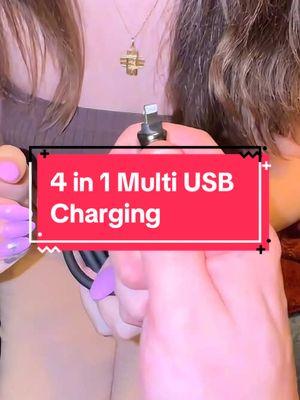 4 in 1 fast charging cable!! This thing is awesome! 🤯 #stockingstuffers #tiktokblackfriday #tiktokcybermonday #4in1chargingcable #chargingcable #usbchargingcable #iphonechargingcable #usbchargingcable #giftsforher #giftsforhim2024