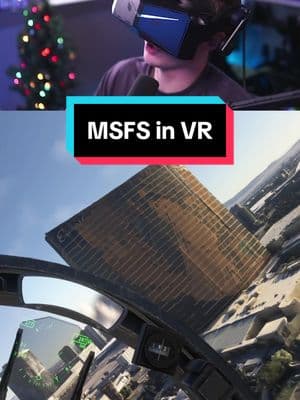 Microsoft Flight Sim in VR #aviation #vr #virtualreality #gaming #pc #msfs 