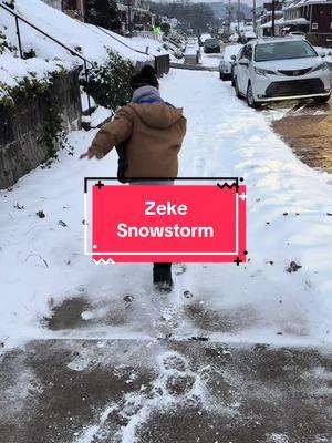 We used to it 🌨️ #fyp #keyshiacole #keyshiacolechallenge #nephew #snow #pittsburgh #fypシ゚viral #snowstorm #snowday #snowfall 