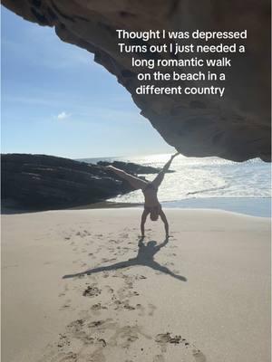 I love long romantic walks on the beach  #nicaragua #beachwalk #beach #adventure #firgirls #handstand #crossfit #travel #internationaltravel 