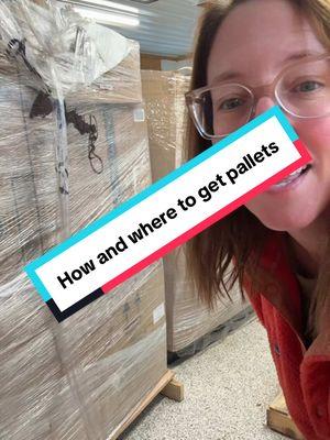 Where and how do you get a pallet? @Mitch #palletlife #amazonmonster #amazonpallets #pallets #pallet #freight #delivery 