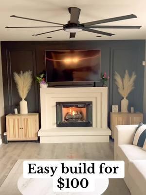 This is one of my favorite builds #fireplace #fireplacemakeover #homediyproject #diyproject #homeimprovement #renovation #DIY #build #howto #tutorial 