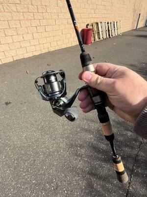 Crazy trout combo! Shimano Stella 1000 on a Phenix Elixer Rod. #jandhtackle #fishing #troutfishing 