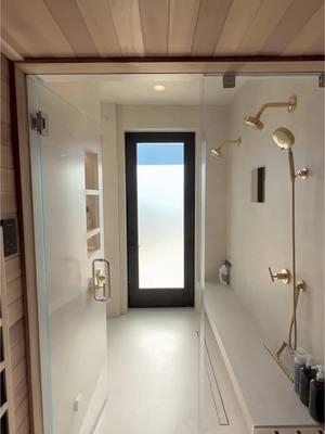 Nothing like having a sauna right off of your shower!!! The master bath ddsign at our #Citruspoint project is absolutely amazing.  #aftconstruction #construction #homebuilder #az #arizona #MasterBathroom #Bathroom #TajMahal #MasterSuite #Sauna