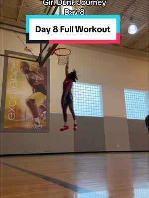 it’s starting to feel normal again. the more i do it the more comfortable i’ll feel. #brickbybrick #dunkjourney #verticaljumptraining 