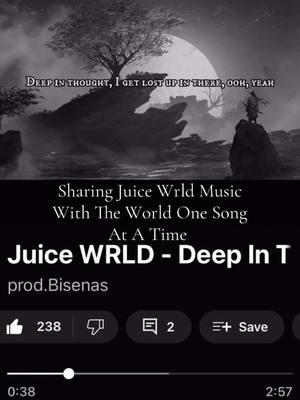 Hey Fam. Your Listening To. Juice Wrld - Deep In Thought. This Was Posted To YouTube By. Pord. Bisenas. If You Lke What You Hear Go Subscribe. Follow Me On Instagram. Post Is Pinned At The Top Of Profile. #juicewrld #juicewrld9994l🐐 #keepingthememoryalive🙏💙 #juicewrldfanpage #juicewrld9994life💔🖤 #LLJW #keepinghismemoryalive #byetiktok2025💔 