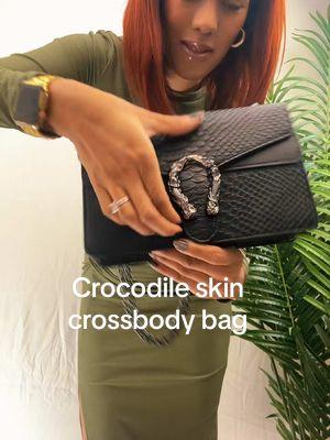 Upgrade your style with the luxe feel of croc skin 🐊✨ Perfect for any outfit, anytime. Ready to make a statement? 😍 Shop now! #CrocSkinBag #LuxuryStyle #CrossbodyBag #FashionGoals #TikTokShop #EverydayElegance #BagLover #StatementPiece #ChicVibes #FashionAddict